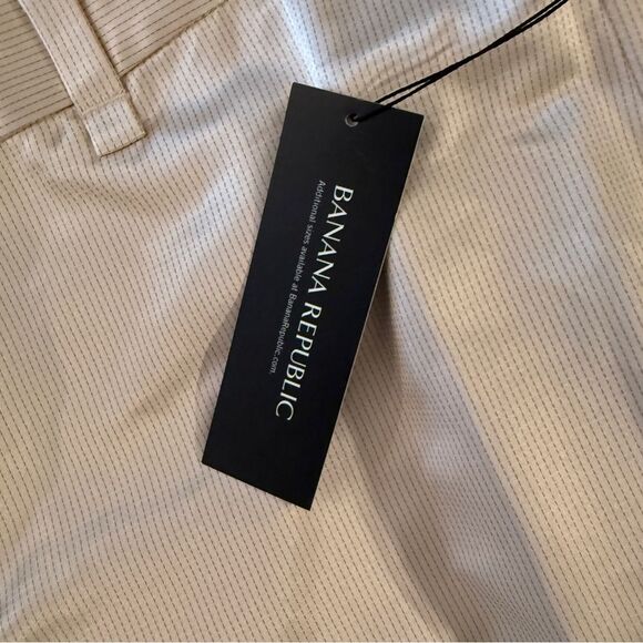 Banana Republic Champagne Cotton Silk Trouser New - Picture 4 of 9